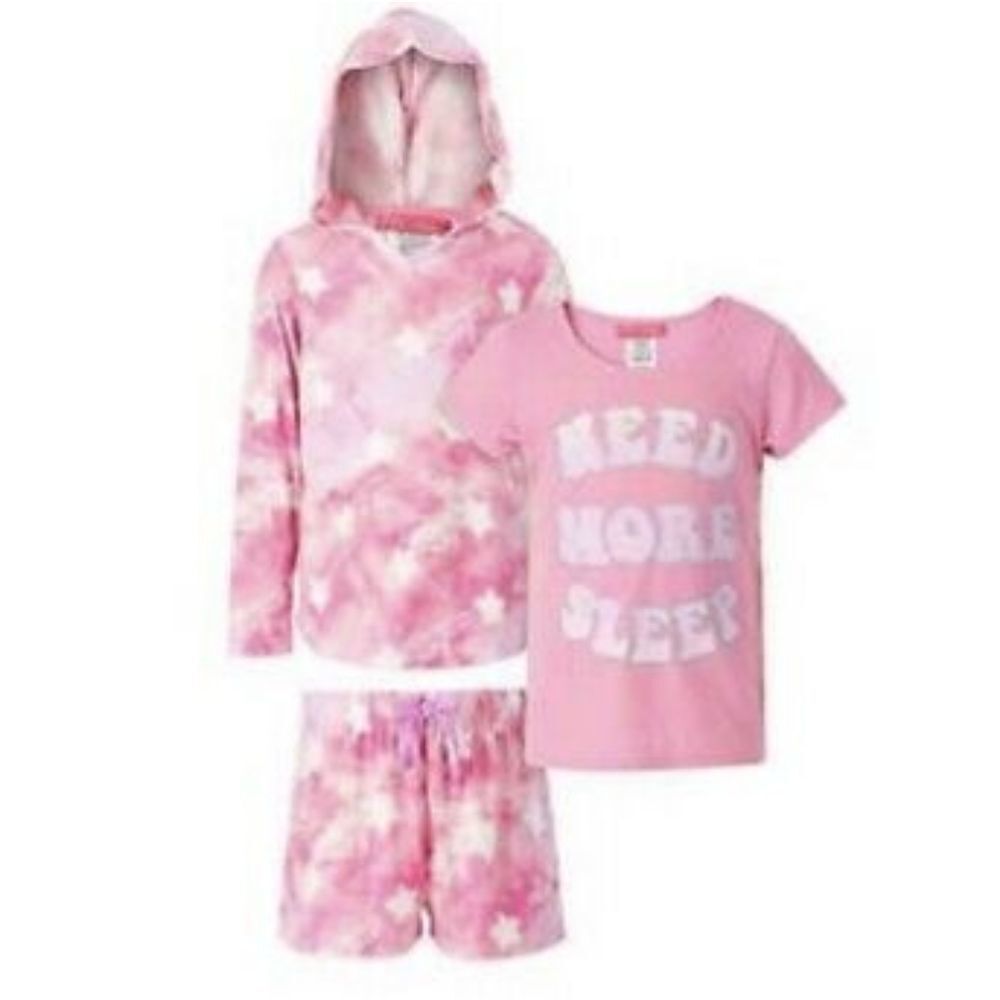 Saint Eve Youth 3-piece PJ Set, Pink